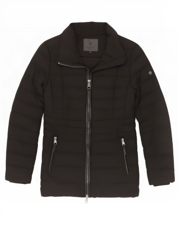 Massimo Dutti Γυναικείο μπουφάν με επένδυση UK 10 Small Black Polyester