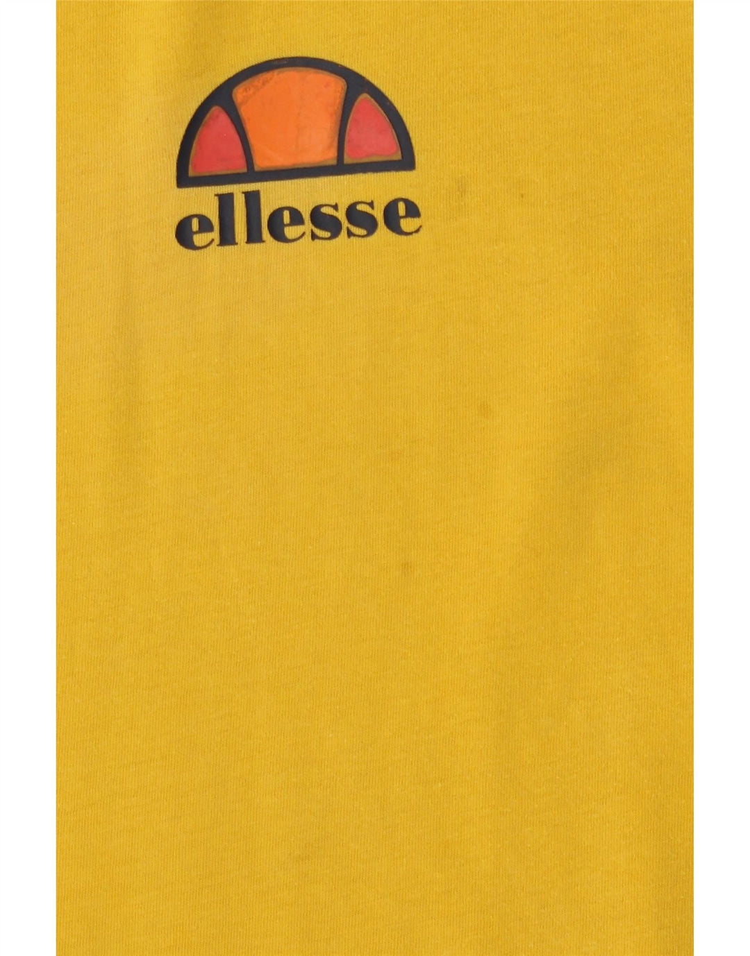 Ανδρικό T-Shirt Ellesse Τοπ μεσαίο κίτρινο βαμβακερό