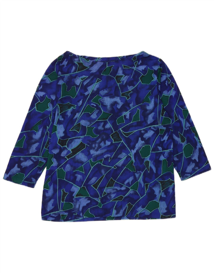 Valstar Γυναικείο Abstract Pattern Top 3/4 Sleeve UK 18 XL Blue