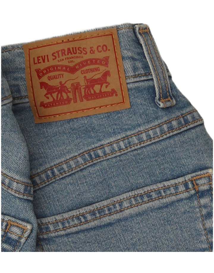 Γυναικείο τζιν σορτς Levi's W26 μικρό μπλε βαμβακερό