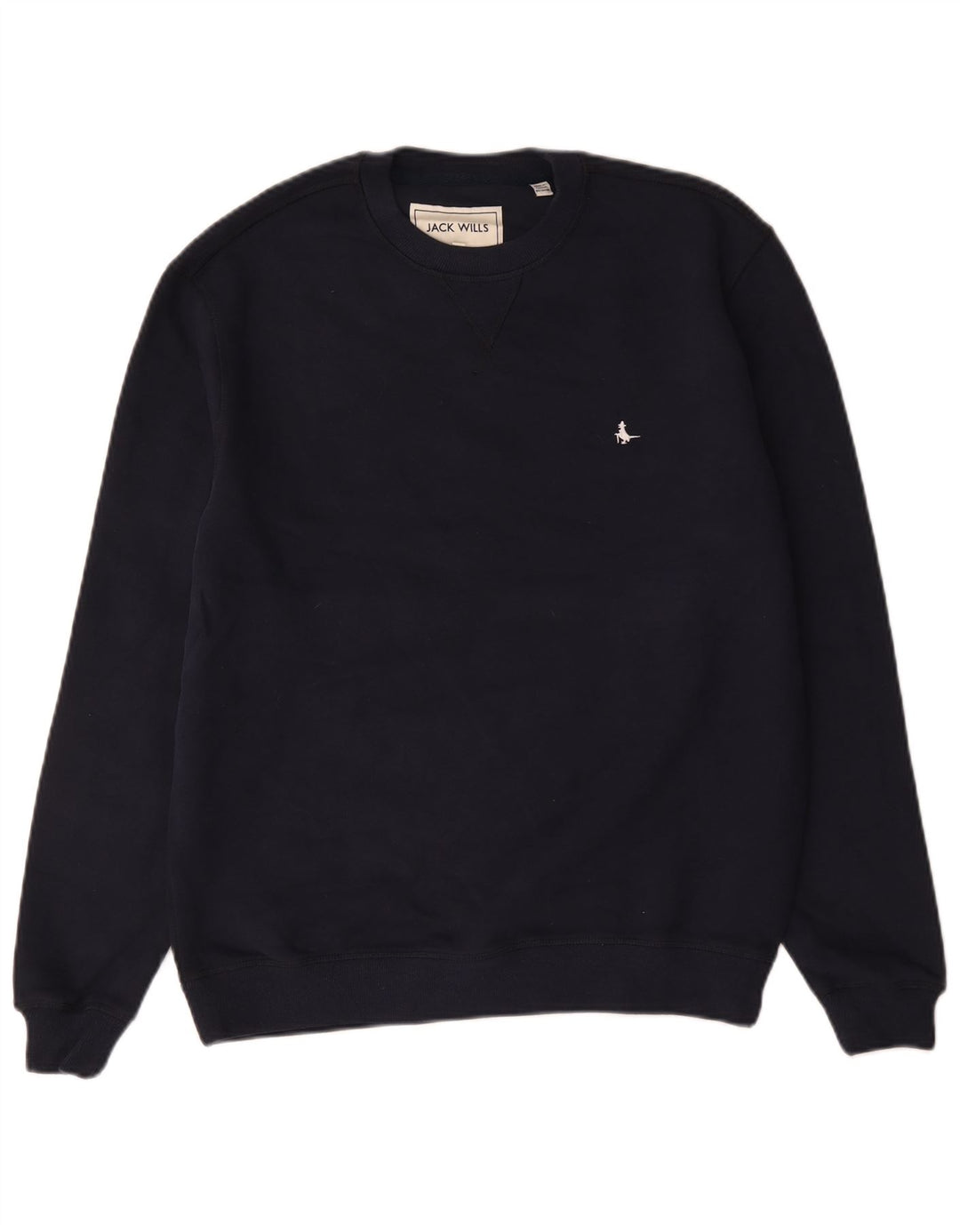 Jack Wills Ανδρικό Φούτερ Jumper Μικρό Ναυτικό Μπλε Βαμβακερό