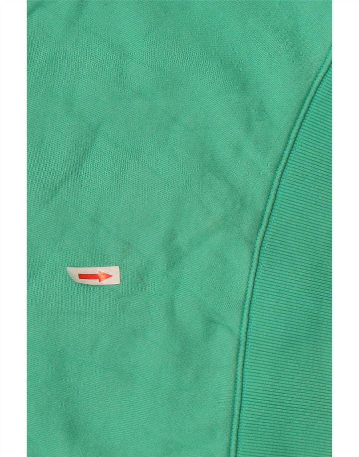 Γυναικείο φούτερ Adidas Crop Oversized Jumper UK 12 Μεσαίο πράσινο βαμβακερό