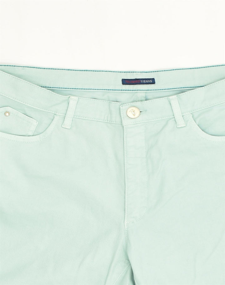 TRUSSARDI Womens Slim Jeans W34 L31 Blue Cotton | Vintage Trussardi | Thrift | Second-Hand Trussardi | Used Clothing | Messina Hembry 