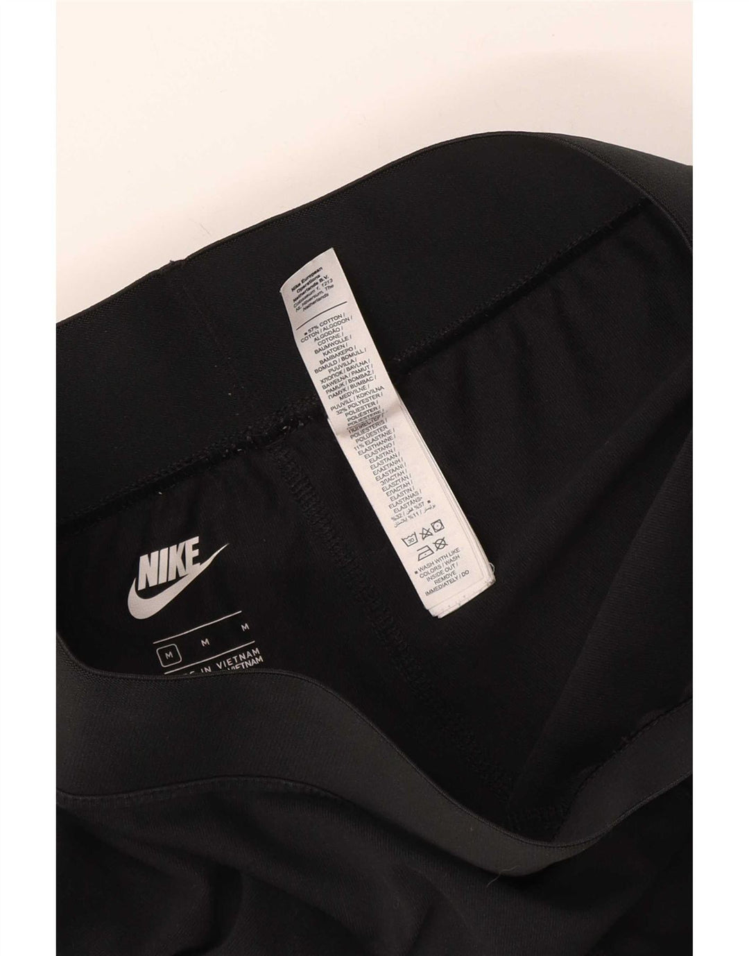 Γυναικεία γραφικά κολάν Nike UK 12 μεσαίου μαύρου πολυεστέρα