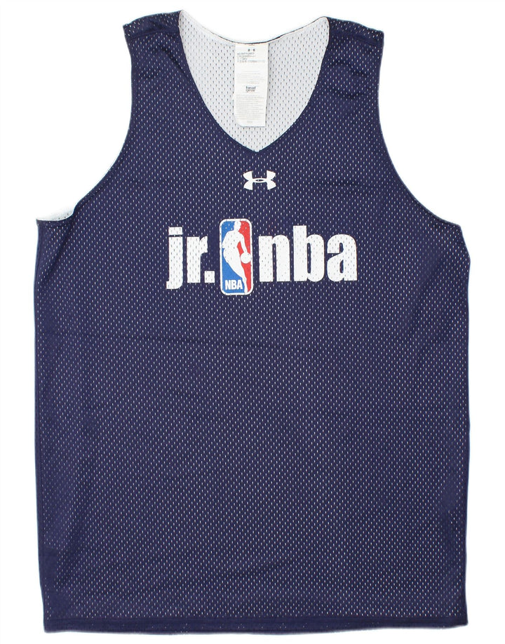 UNDER ARMOR Ανδρικό γιλέκο γραφικών NBA Top Medium Navy Blue Polyester