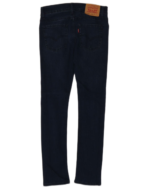 Levi's Boys 519 Skinny Jeans 13-14 Years W27 L27 Blue Cotton
