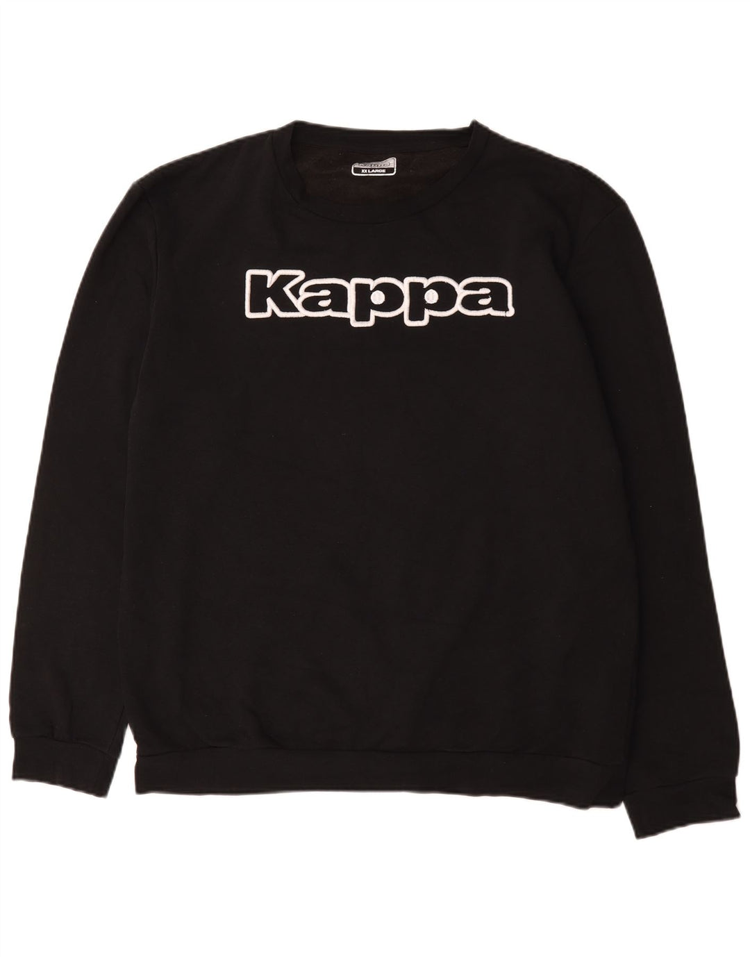 Ανδρικό γραφικό φούτερ Kappa Jumper 2XL Μαύρο βαμβακερό