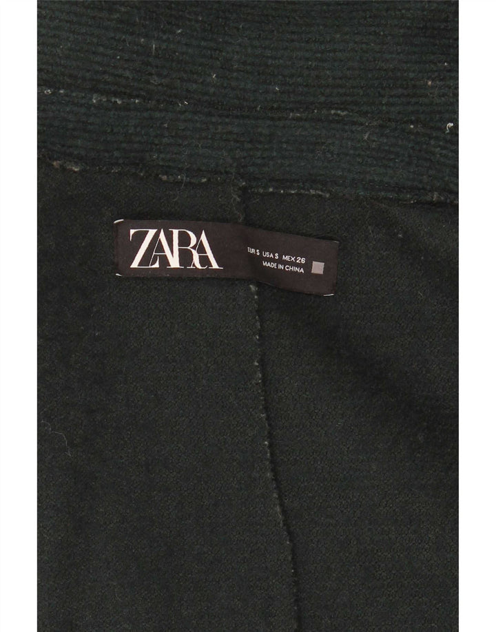 Zara Γυναικείο Παλτό με διπλό στήθος UK 10 Small Green