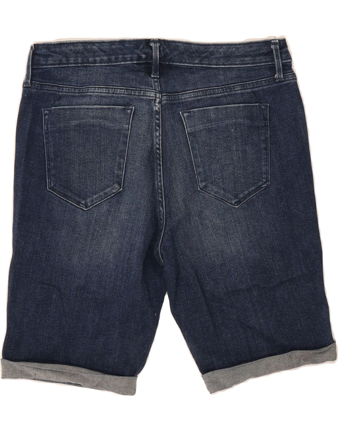MOSSIMO Womens Mid Rise Bermuda Denim Shorts US 10 Large W30  Blue Cotton Vintage Mossimo and Second-Hand Mossimo from Messina Hembry 