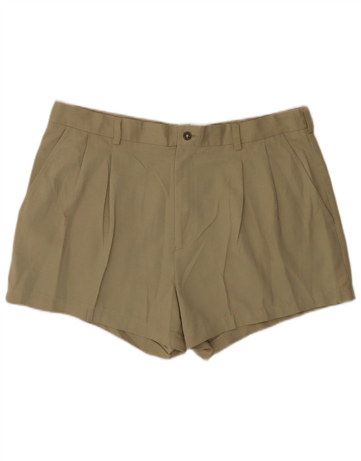 Ανδρικό σορτς Chino Izod W38 XL Beige Polyester