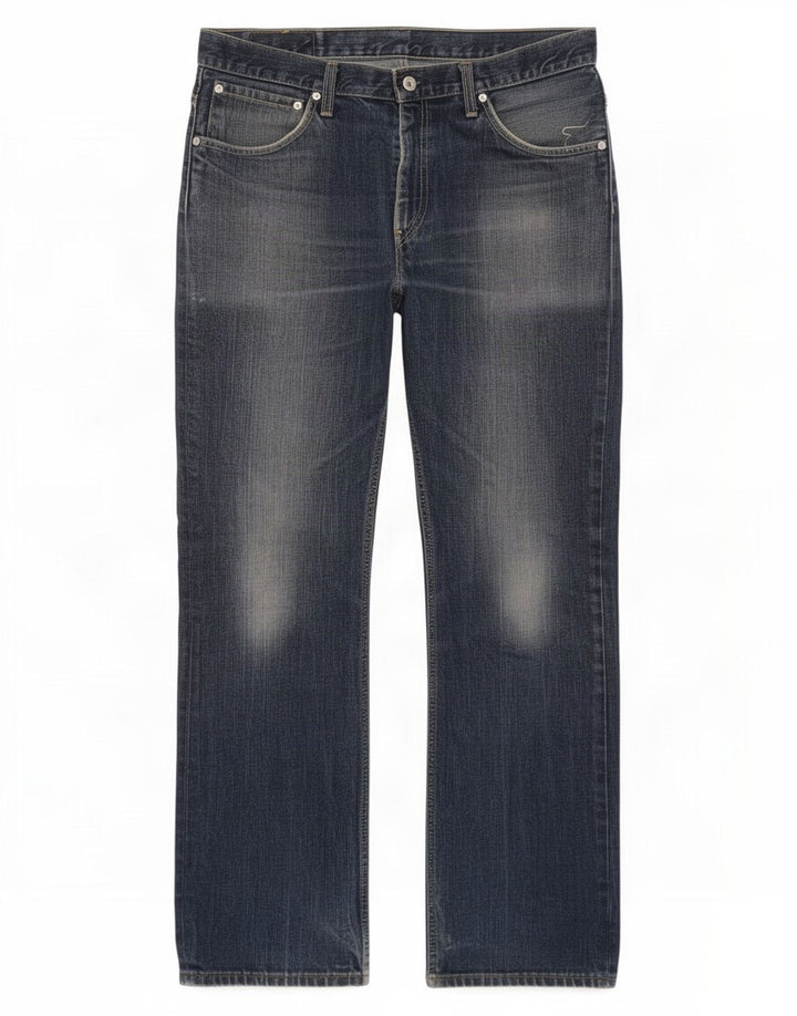 Levi's Mens 507 Bootcut Jeans W34 L34 Μπλε βαμβακερό