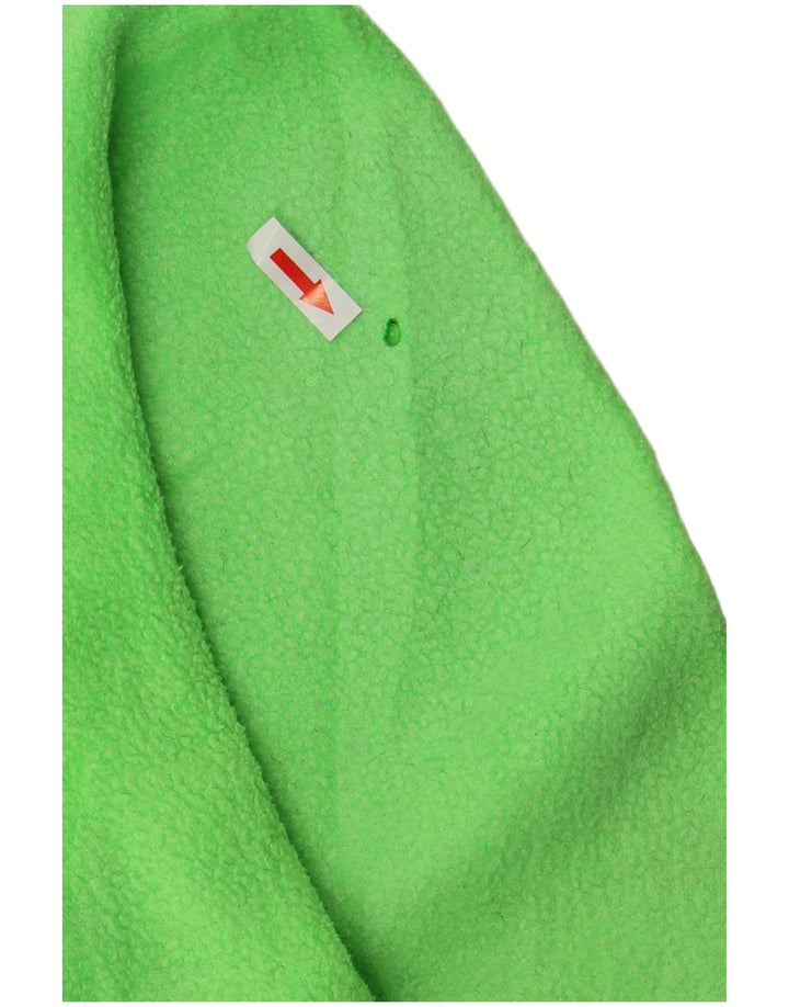 Ανδρικά FILA Loose Fit με γραφικό κουμπί λαιμό Fleece Jumper IT 46 Small Green