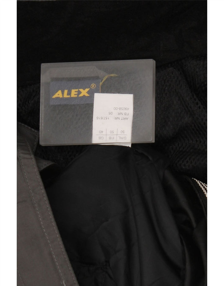 Γυναικείο μπουφάν ALEX με κουκούλα αντιανεμικό UK 40 Large Grey Colourblock Winter