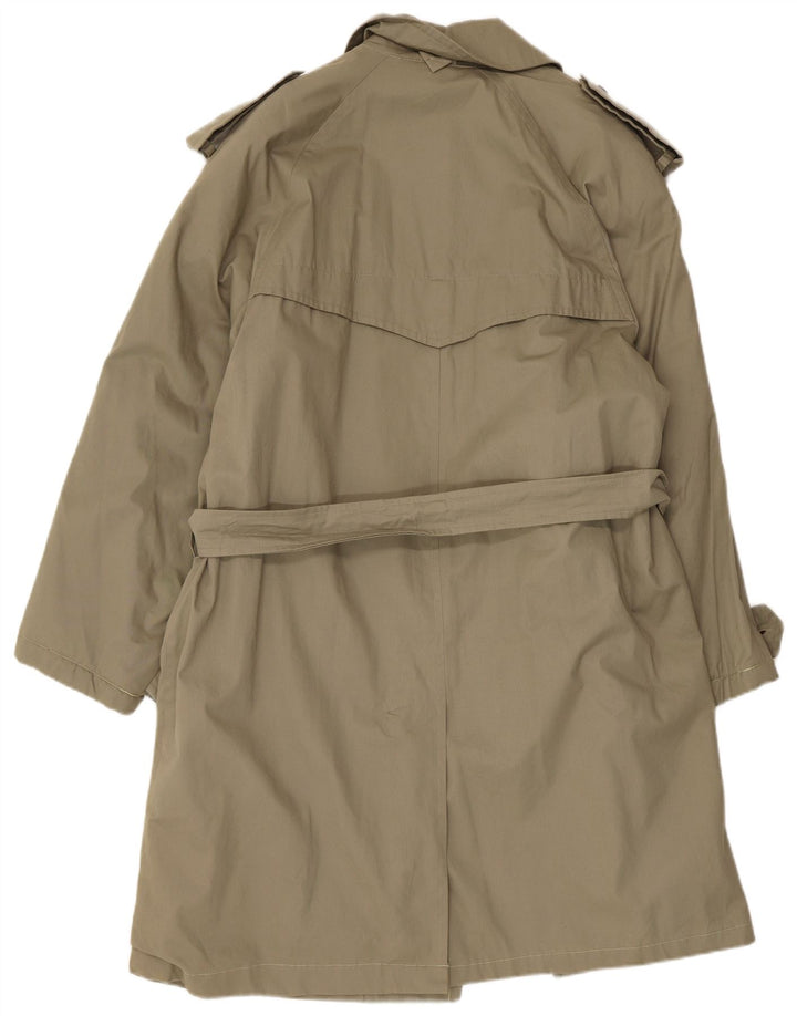 Vintage Ανδρική καμπαρντίνα UK 36 Small Khaki Cotton