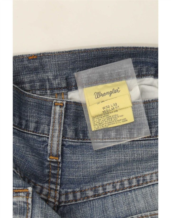 Ανδρικό τζιν ίσιο Wrangler Regular Fit W32 L32 Μπλε βαμβακερό