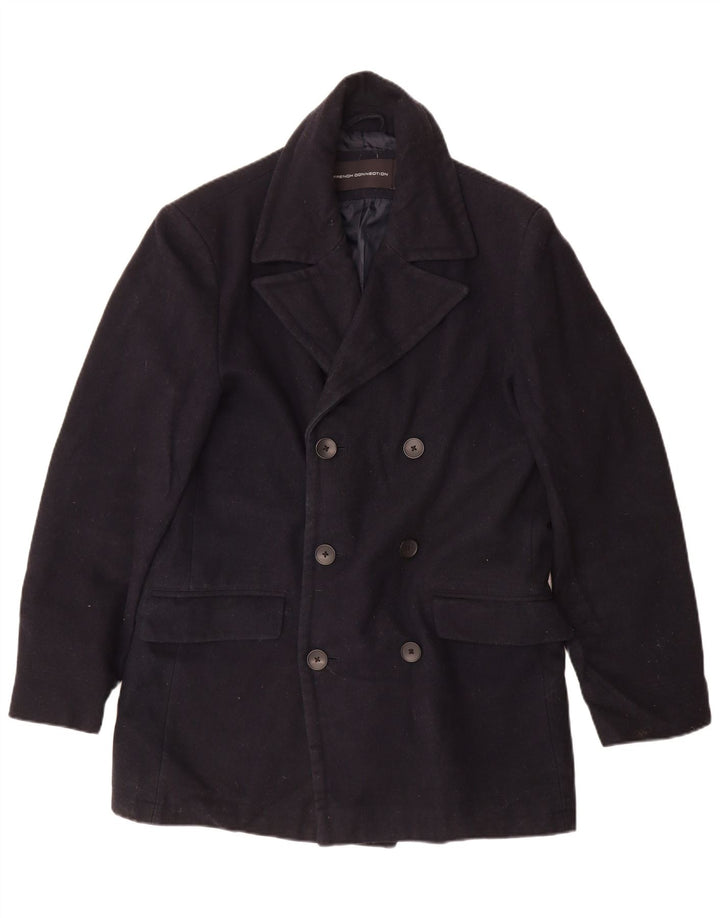 ΓΑΛΛΙΚΗ ΣΥΝΔΕΣΗ Ανδρικό διπλό παλτό UK 40 Large Navy Blue