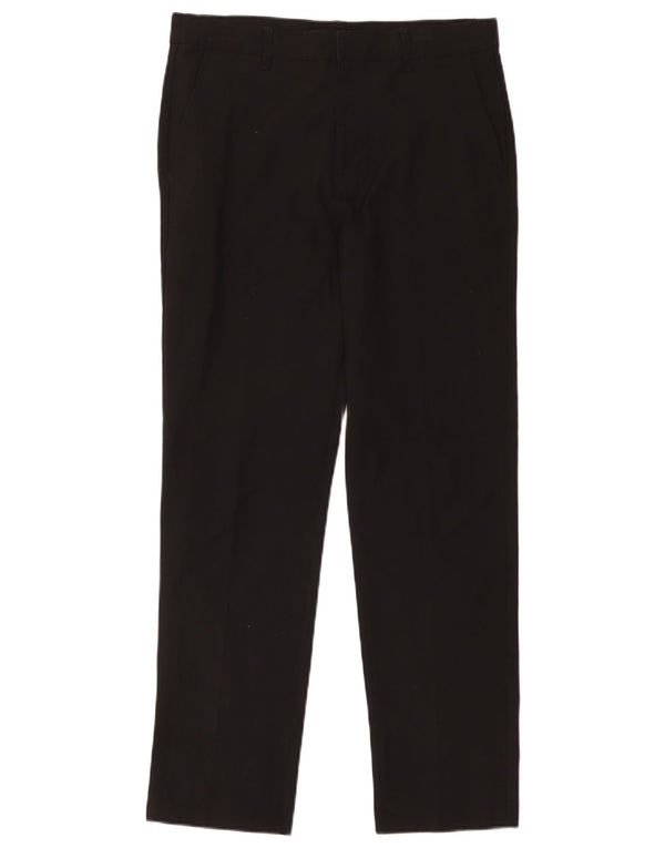 Marks & Spencer Boys ίσιο παντελόνι 14-15 ετών W34 L28 μαύρο