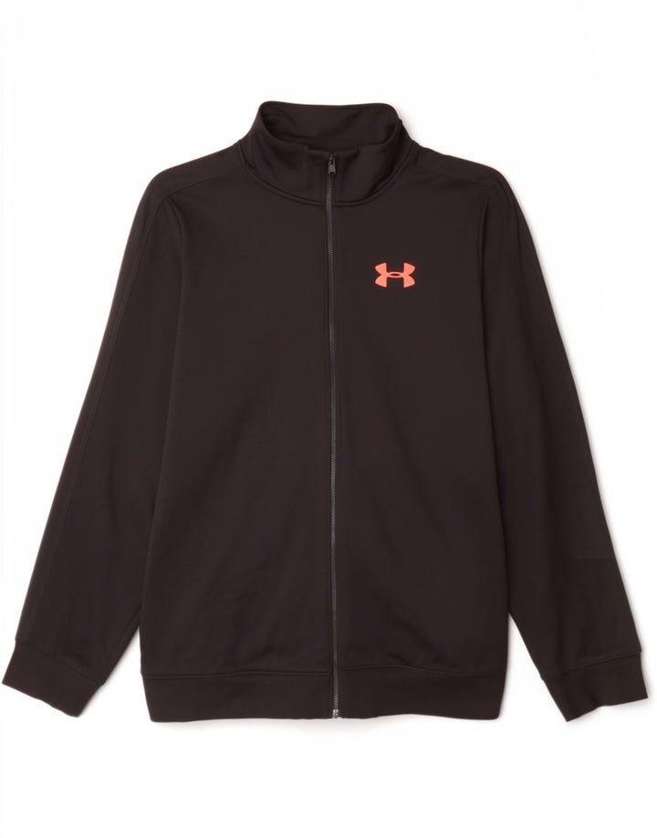Under Armour Boys αθλητική φόρμα Top Jacket 14-15 Years XL Black Polyester