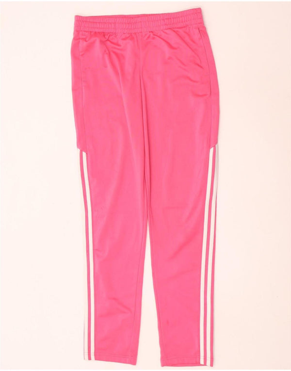 Παντελόνι αθλητικής φόρμας Adidas Girls 14-15 Years Pink Polyester