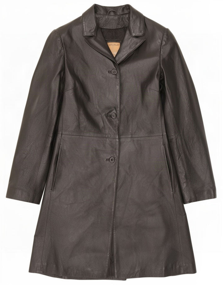 Conbipel Γυναικείο Δερμάτινο Παλτό IT 42 Medium Black Classic