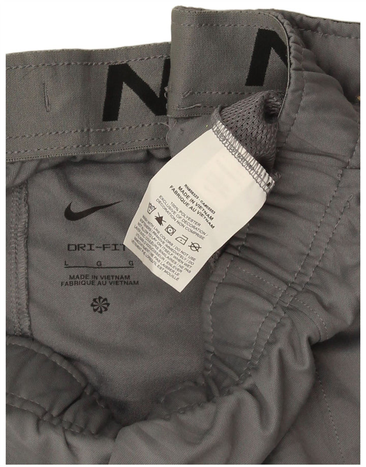 Ανδρική φόρμα Nike Dri Fit Παντελόνι Joggers μεγάλο γκρι πολυεστέρα