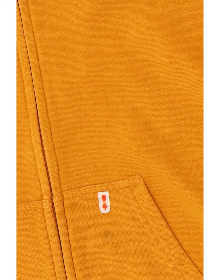 Ανδρικό πουλόβερ Champion με φερμουάρ με κουκούλα, μικρό κίτρινο βαμβακερό