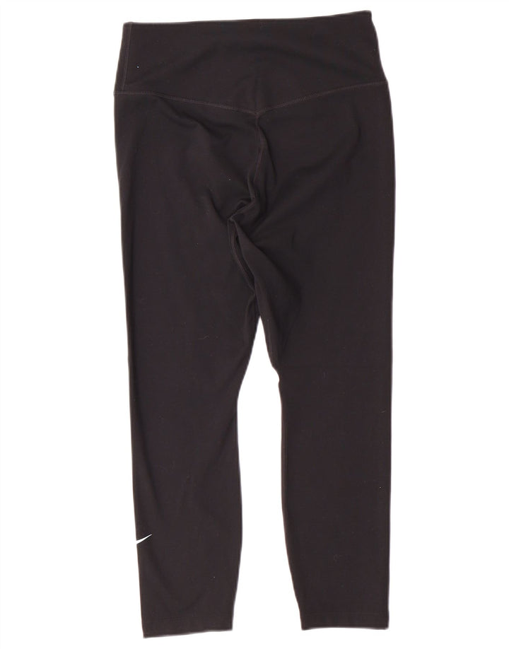 Γυναικεία κολάν NIKE Dri Fit Capri UK 8 Small Black Polyester