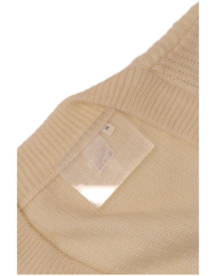 Vintage Ανδρικό Ζακέτα πουλόβερ Medium White Fair Isle