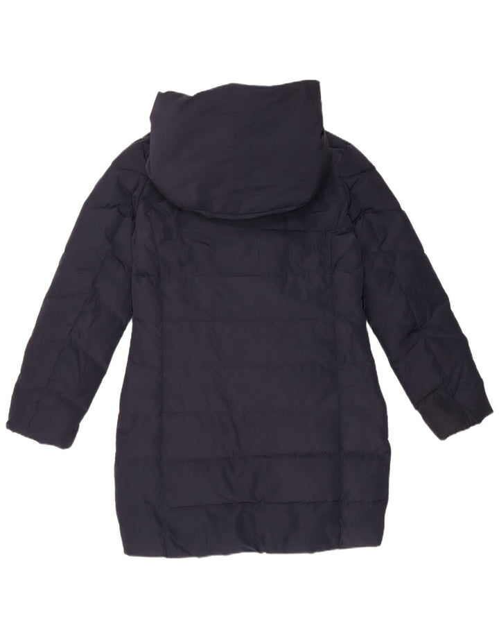 Armani Junior Κορίτσια με κουκούλα με επένδυση παλτό 13-14 ετών Navy Blue Polyester