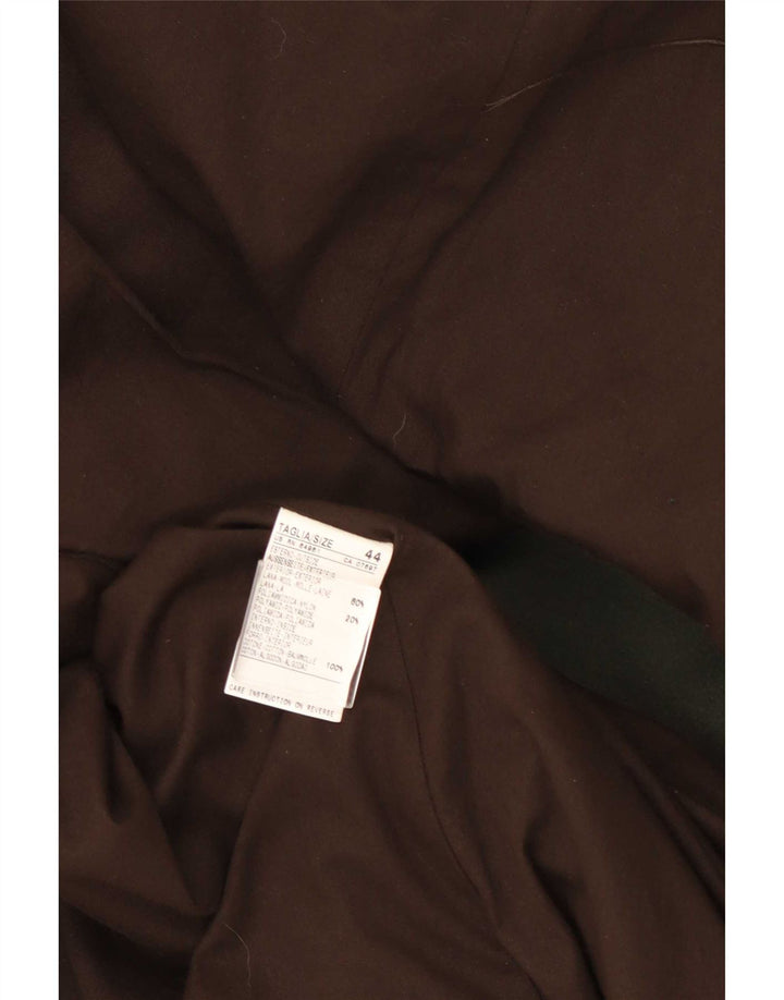 Γυναικείο Στρατιωτικό Πανωφόρι Benetton IT 44 Μαλλί μεσαίο πράσινο