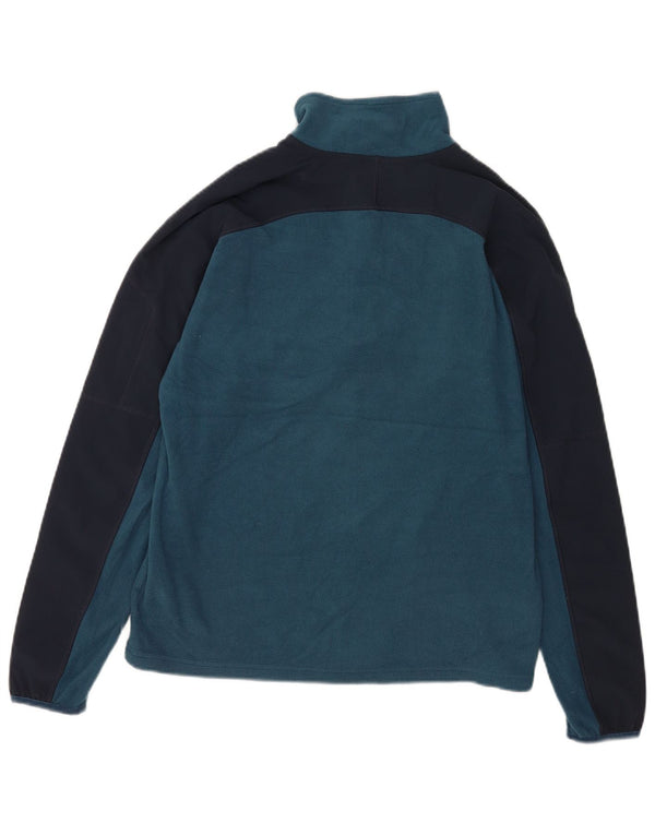 The North Face Ανδρικό φερμουάρ με λαιμόκοψη Fleece Jumper Small Blue Colourblock Πολυεστέρας