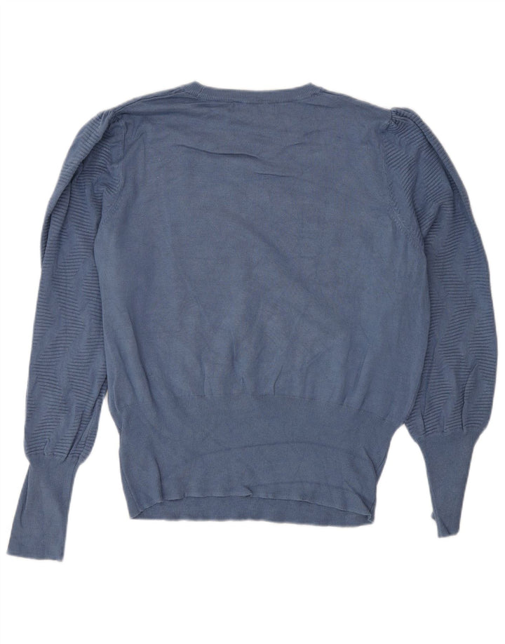 Marks & Spencer Γυναικείο πουλόβερ με λαιμόκοψη UK 16 Large Blue