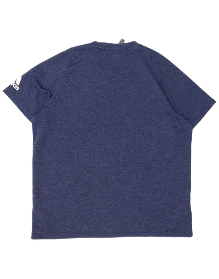 Ανδρικό T-Shirt Adidas Top XL Navy Blue Polyester