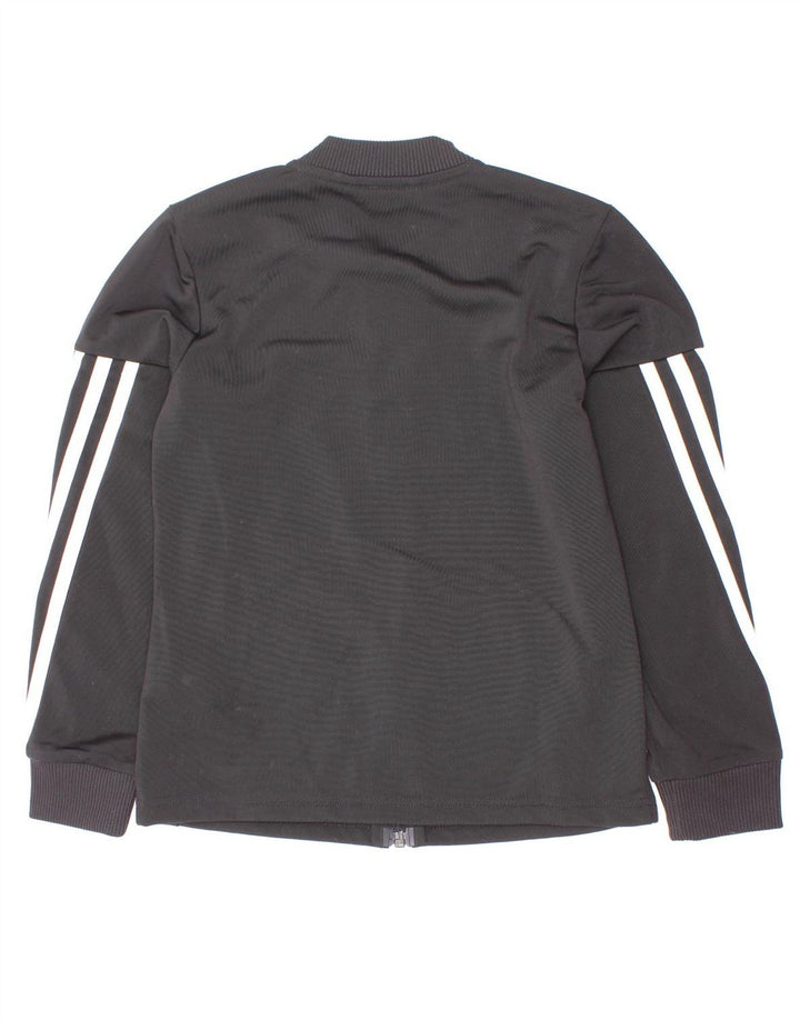 Κορίτσια αθλητική φόρμα Adidas Top Jacket 7-8 Years Black Pinstripe Polyester