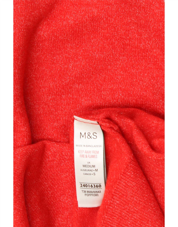 Marks & Spencer Γυναικείο πουλόβερ με ρολό λαιμόκοψη UK 14 Medium Orange