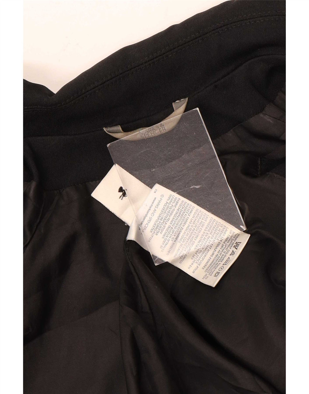 Marks & Spencer Γυναικείο Πανωφόρι UK 12 Μεσαίου Μαύρου Πολυεστέρα