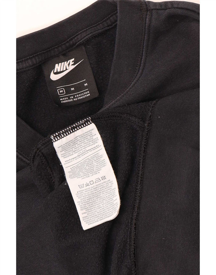 Γυναικείο φούτερ Nike Crop Oversized Jumper UK 14 Μεσαίο μαύρο βαμβακερό