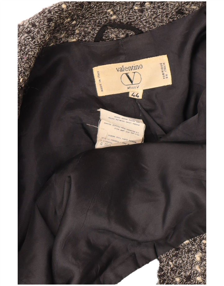 VALENTINO Γυναικείο σακάκι με διπλό στήθος IT 44 με μέτριο γκρι φλύκταινα