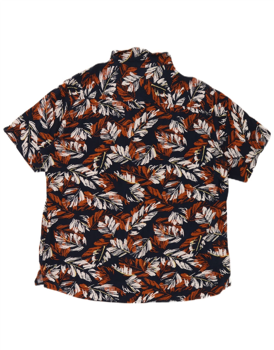 Chaps Ανδρικό κοντομάνικο πουκάμισο XL Blue Floral Rayon