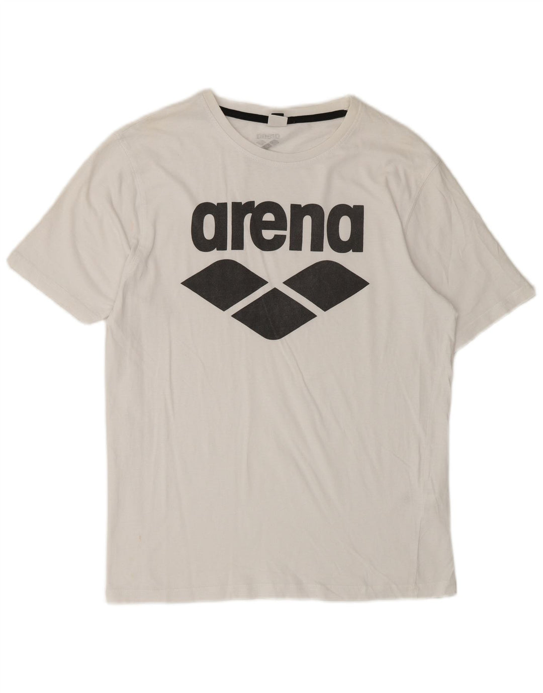 Ανδρικό γραφικό μπλουζάκι Arena, μεσαίο λευκό βαμβακερό