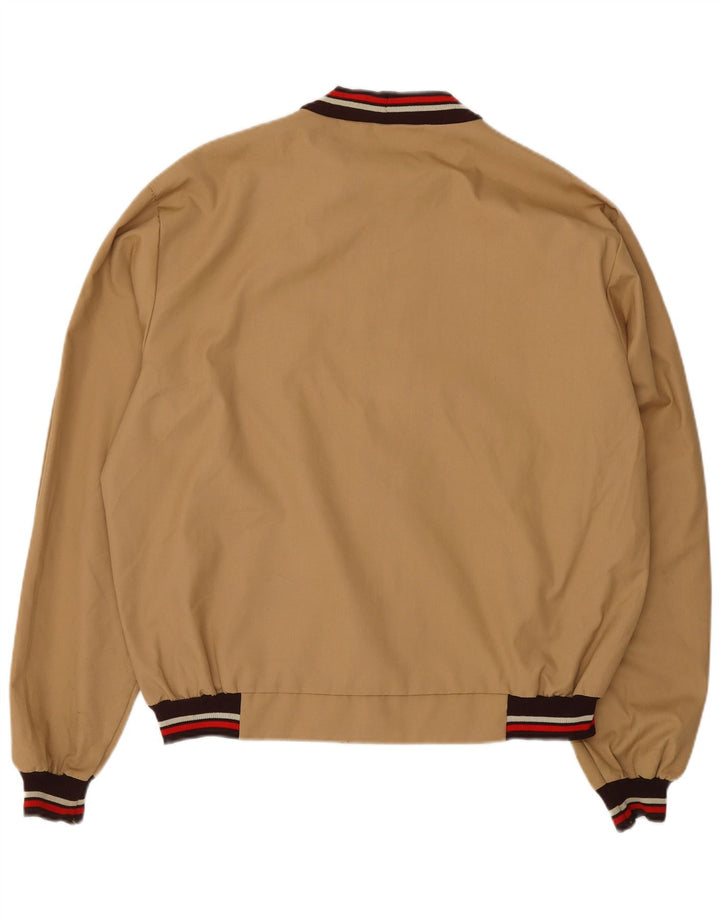 VINTAGE Ανδρικό Bomber Jacket IT 48 Medium Beige Βαμβακερό
