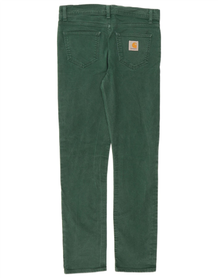 Ανδρικό τζιν Carhartt Slim W30 L32 Πράσινο βαμβακερό