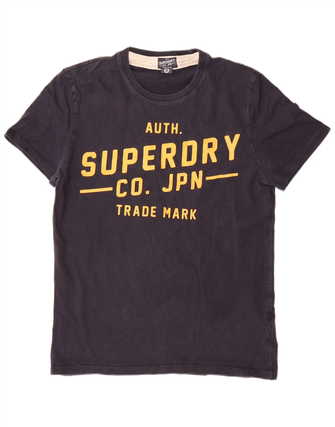 Ανδρικό γραφικό T-Shirt Superdry Top Μεσαίο μαύρο βαμβακερό
