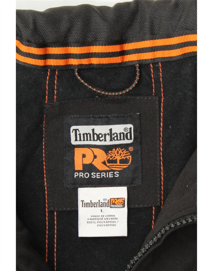 Ανδρικό μπουφάν Timberland Windbreaker UK 40 Large Black Colourblock Πολυεστέρας