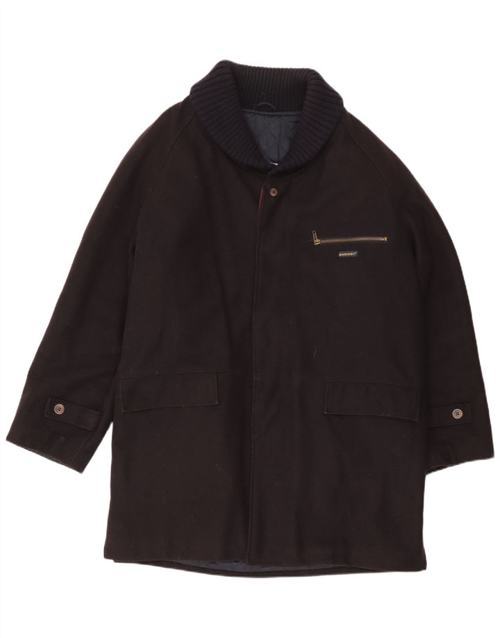 Vintage Ανδρικό Πανωφόρι UK 42 XL Μαύρη Βισκόζη