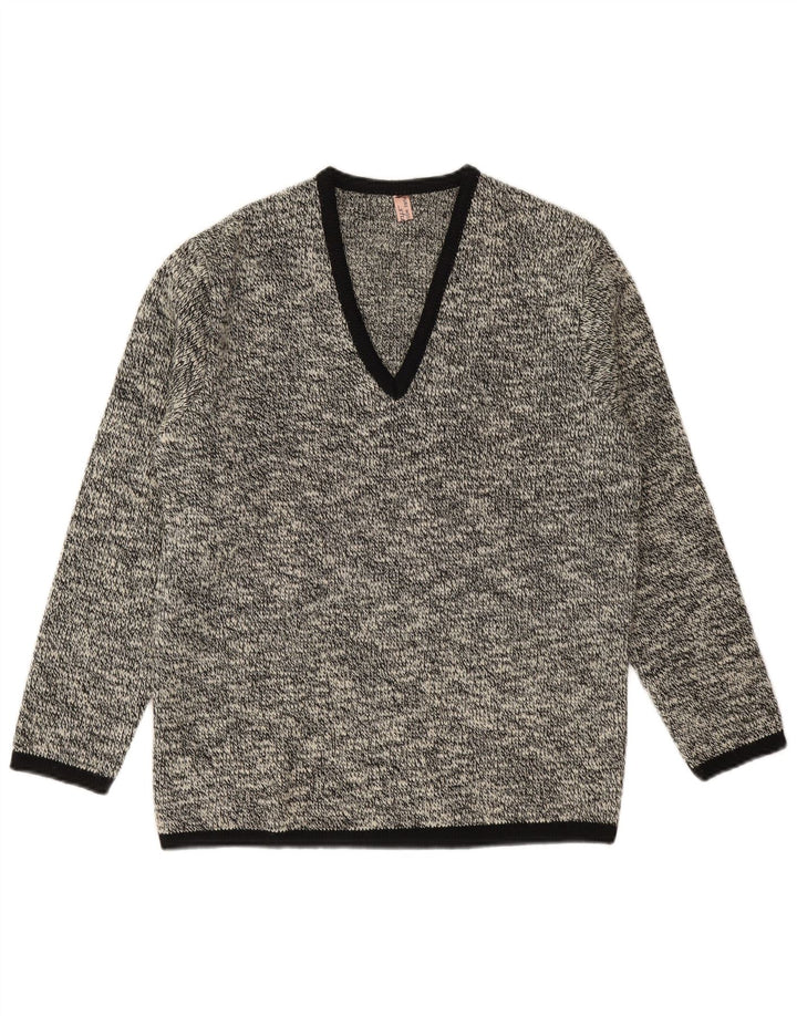 Ανδρικό πουλόβερ Shetland με λαιμόκοψη με λαιμόκοψη και νέο μαλλί