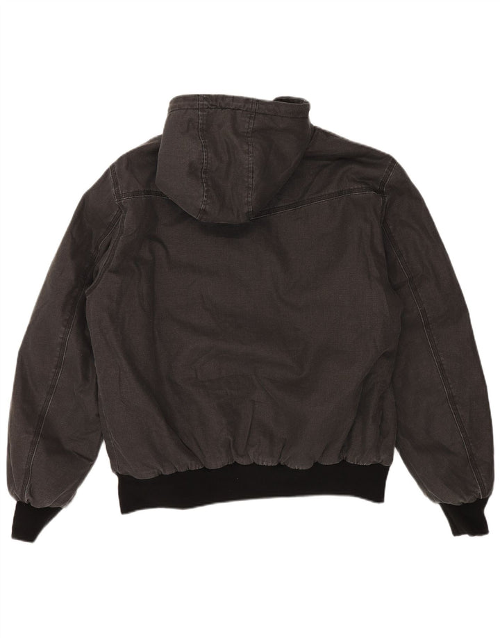 Ανδρικό μπουφάν Sherpa με κουκούλα SUPERDRY UK 42 XL Γκρι βαμβακερό