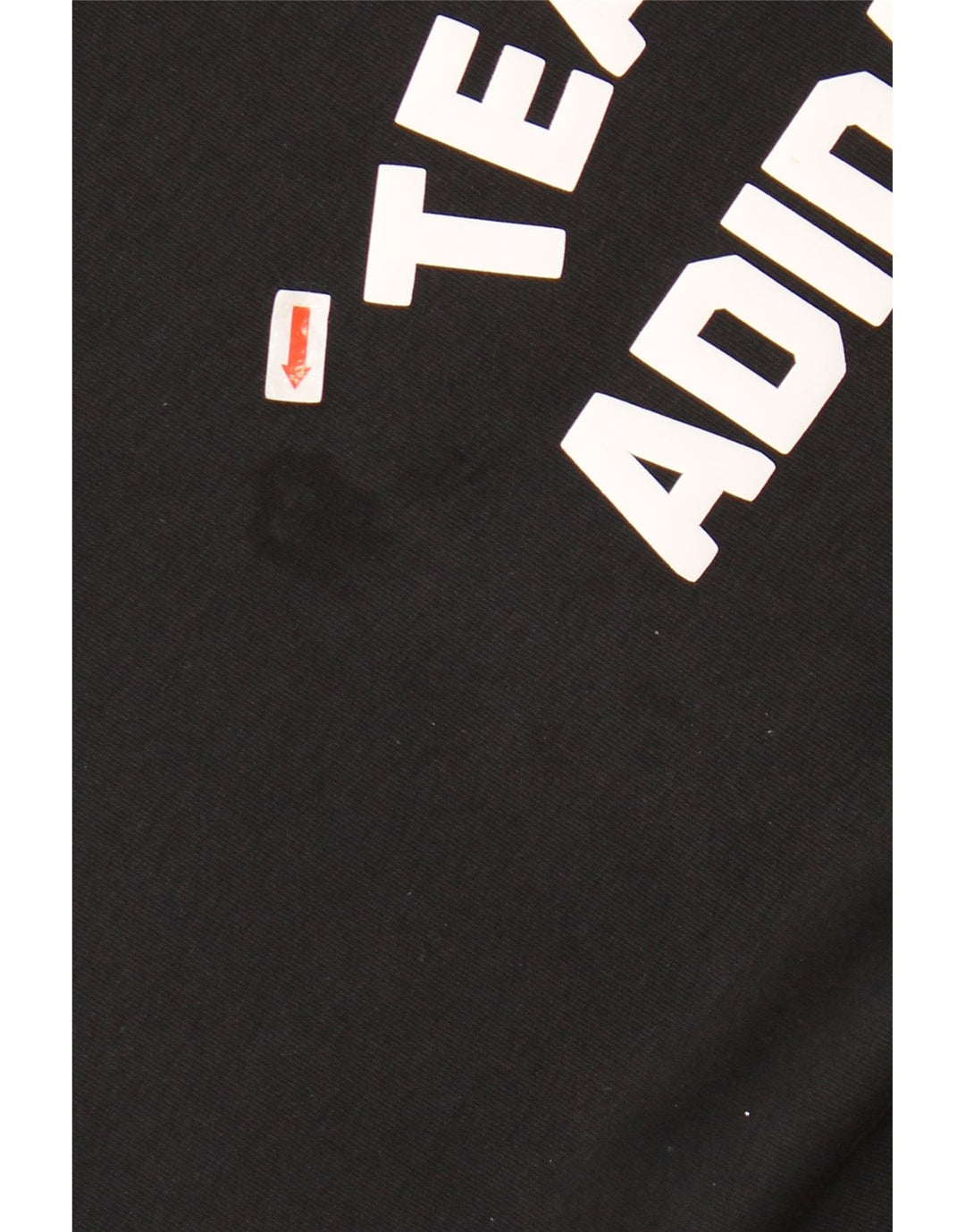 Ανδρικό γραφικό φούτερ ADIDAS Jumper μεγάλο μαύρο βαμβακερό