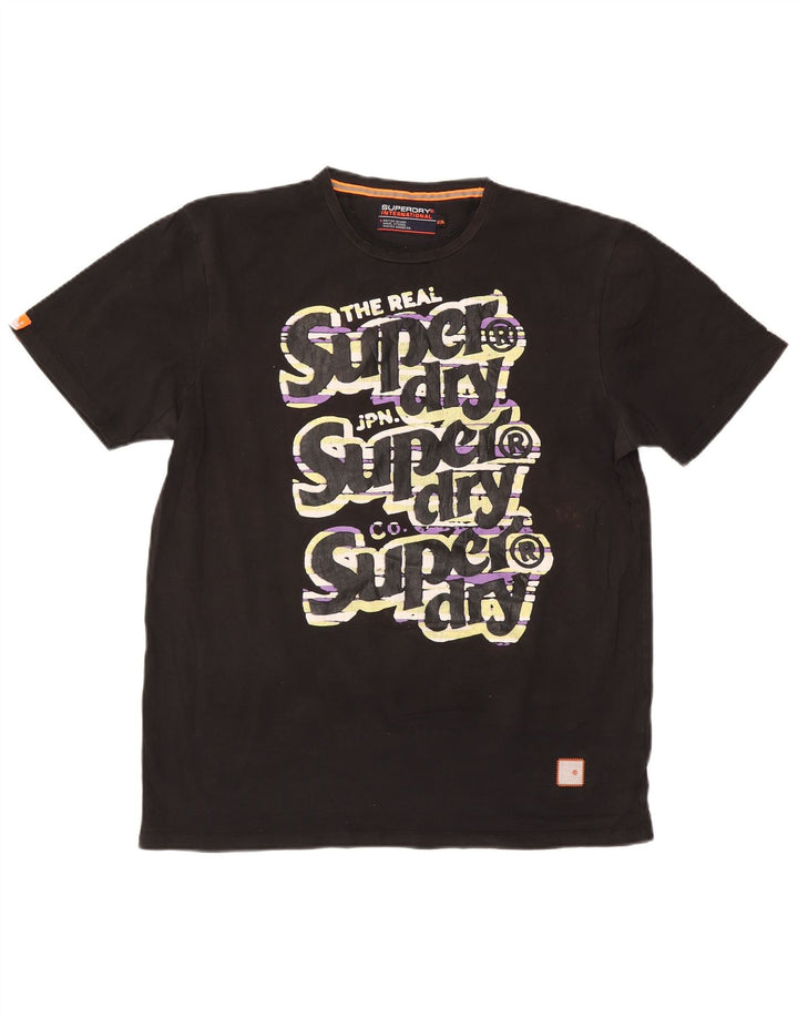 Ανδρικό γραφικό T-Shirt SUPERDRY Top 2XL Μαύρο