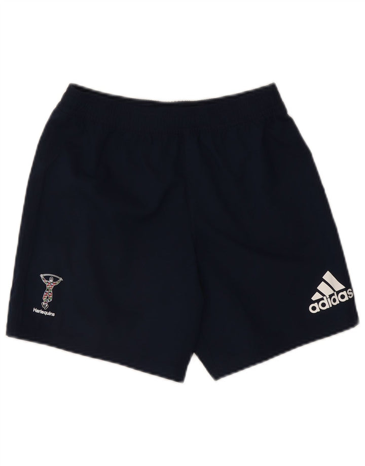 Ανδρικό γραφικό αθλητικό σορτς Adidas Small Navy Blue Polyester